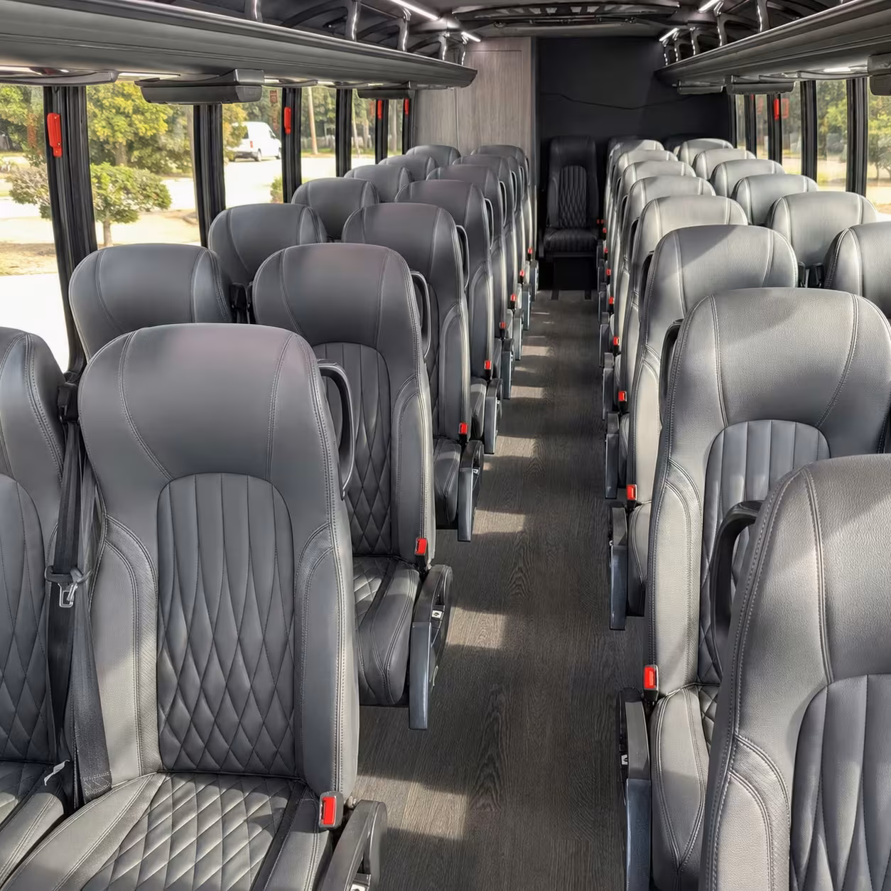 25 passenger minibus interior