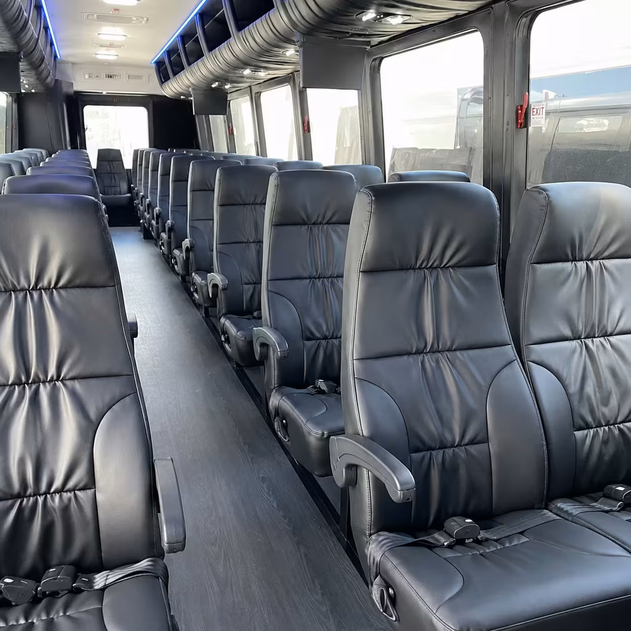 30 passenger minibus interior