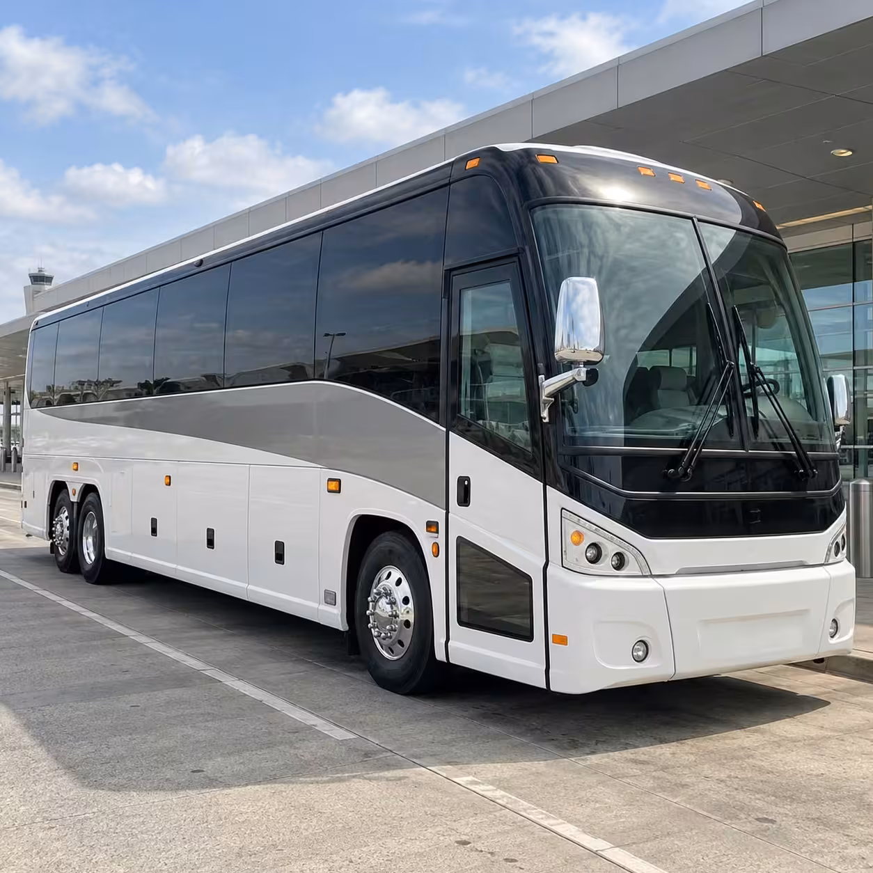 charter bus rentals from olathe to other regional airports