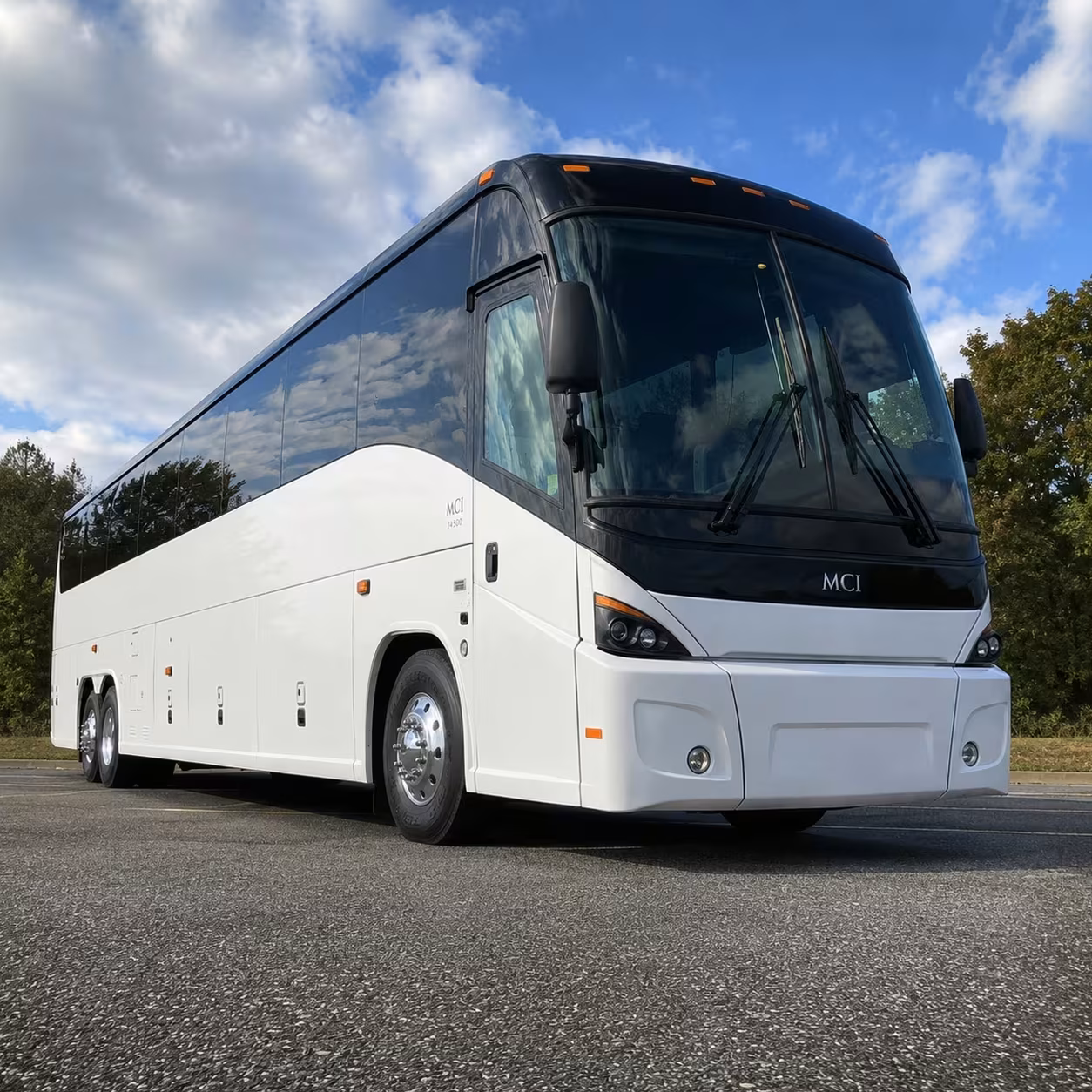olathe wedding shuttle buses for guests and celebration trips
