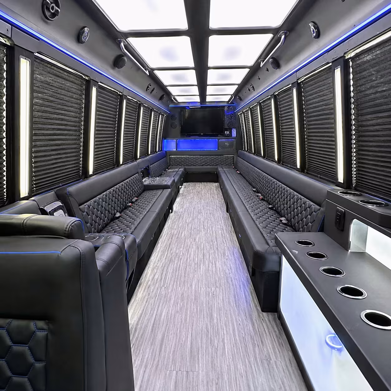party bus interior