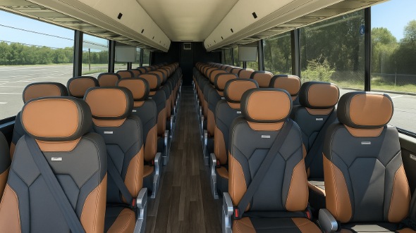 56 passenger charter bus interior olathe