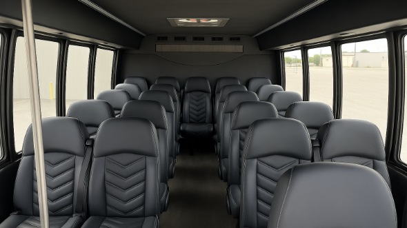 olathe 20 passenger minibus inside