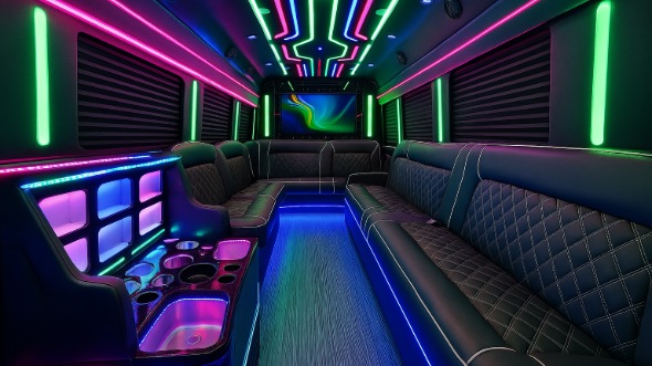 olathe party bus rental inside