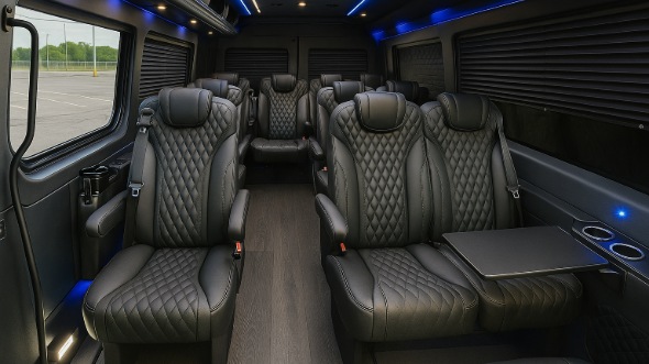 olathe sprinter van with driver inside