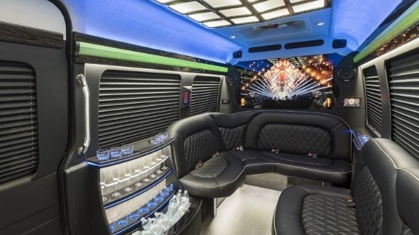 sprinter limo rental interior olathe